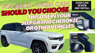 Ultimate Car Tech: FITCAMX Front and Rear Dash Cam Install on Jeep Cherokee 4xe