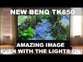 NEW BenQ TK850M 4K HDR!  Bright Even In Daylight & 3D Best Home Theater Projector!