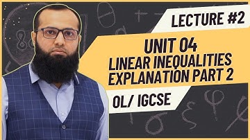 O Level Maths Linear Inequalities 4024 | Lecture 2 | Sir Sufyan Irfan Mewawala | O-level Maths 4024