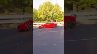 Red Lamborghini Huracankawasaki Ninja H2 Sxgreen Zx-10R