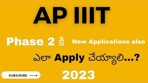AP iiit phase 2 selection list 2023 | iiit latest news 2023 | FocusfireRgukt| ap iiit phase2 results