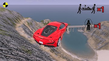 Realistic High-Speed Car Crashes in BeamNG.drive #90 | Ultra Detailed Crash Compilation
