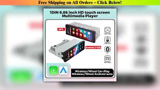 MEKEDE Universal 1din Car Radio 6.86 inch Multimedia - Useful Gadget You Need | Smart Choice |