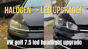 How to Install LED Headlights on VW Golf 7.5 | Full Upgrade Tutorial