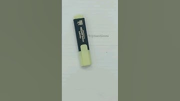 Trick to erase highlighter #kidsvideo #tricks #trick #highlighter #experiment