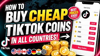 How to Buy Cheap TikTok Coins in all Countries. VPN and Opera Browser. screenshot 1