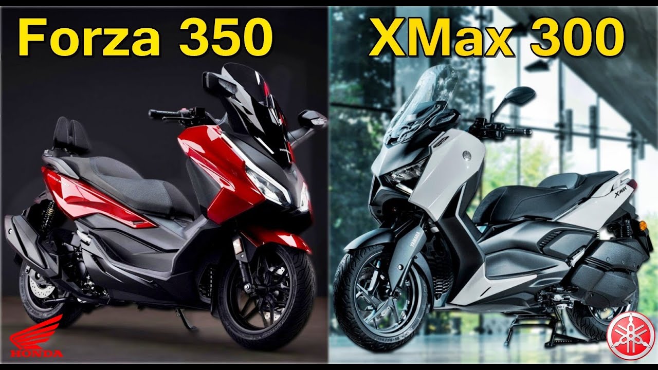 Forza 350 против XMax 300 | Сравнение Honda и Yamaha 2025 года |TM