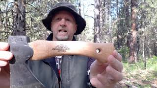 GRANSFORS BRUK HAND HATCHET: Review & Fatwood From Stump How To