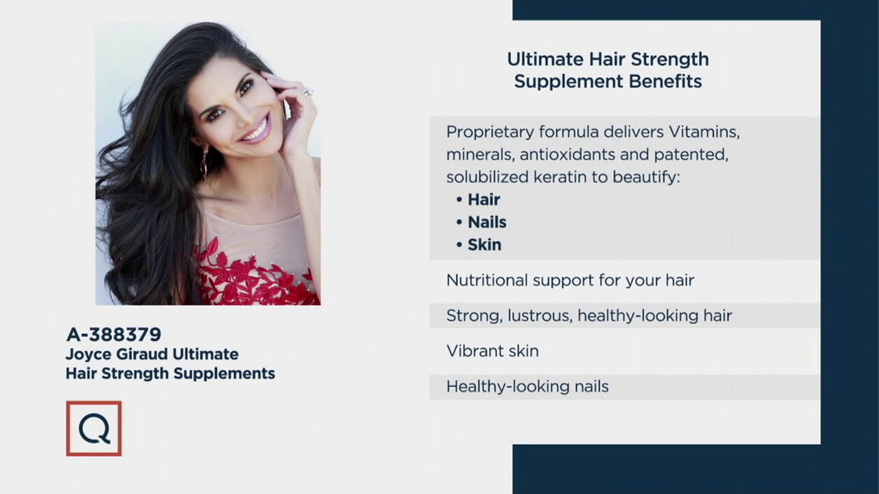 Joyce Giraud Ultimate Hair Strength Supplements on QVC