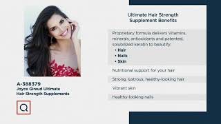 Joyce Giraud Ultimate Hair Strength Supplements on QVC