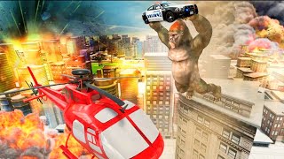 Monster Gorilla Rampage Apes - Family Simulator। Gorilla  : Gorrila Game : Android Gameplay : screenshot 3
