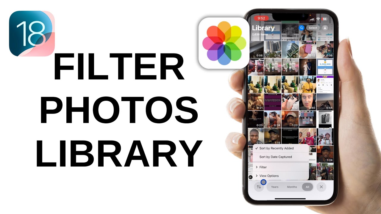 How to Filter Photos Library on iPhone - iOS 18