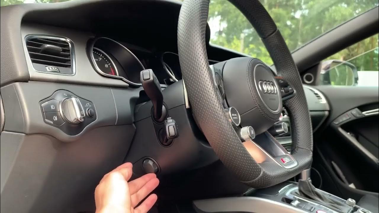 Audi A5 steering wheel Electric YouTube