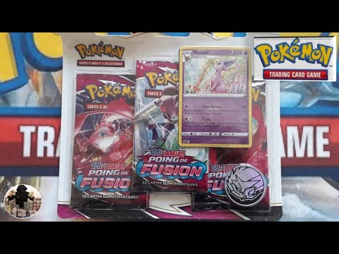 I open the Mentali Tripack of edition EB08 Fist of Fusion, Pokemon Cards