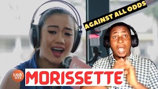 Morissette covers "Against All Odds" (Mariah Carey) on Wish 107.5 Bus | REACTION