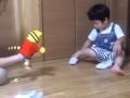 SBYK!2歳七ヶ月！上履きﾊｷﾊｷ練習中