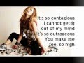Avril Lavigne - Contagious (Lyrics on screen)