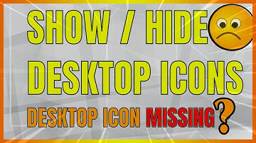 Bureaubladpictogrammen verbergen of zichtbaar maken op Windows 11, 10, 8, 7 en XP