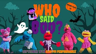 Who Said Boo? | September 16th 2pm Performance | Sesame Place Spooktacular 2023 4K