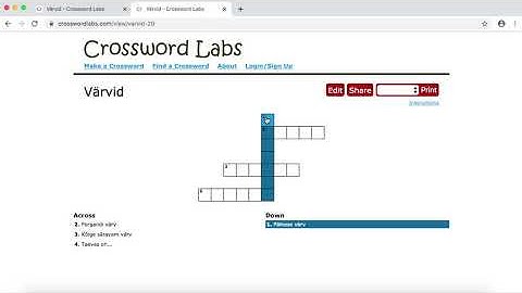 Crossword Labs