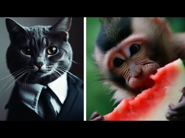 Macacos engraçados #foryou #foryoupage #funnyvideos #funnyanimals #ani