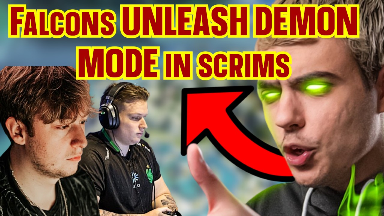 FALCONS UNLEASH DEMON MODE in ALGS Scrims | Apex Legends - YouTube
