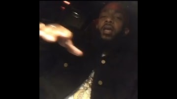 Nipsey Hussle Rare Footage of 500 Horses