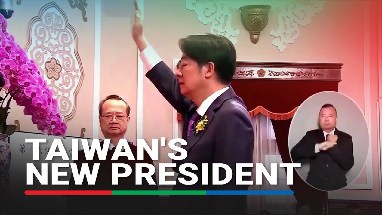 Taiwan swears in new president as China pressure grows | ABS-CBN News ...