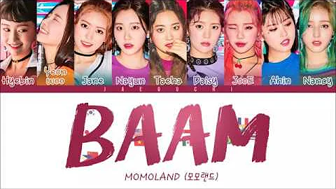 MOMOLAND - BAAM (Color Coded Lyrics Eng/Rom/Han)