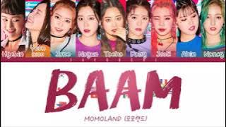 MOMOLAND - BAAM (Color Coded Lyrics Eng/Rom/Han)