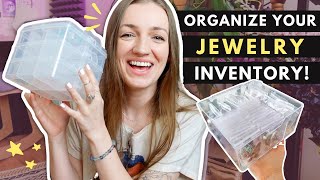 How to store JEWELRY inventory for small business! Jewelry selling biz