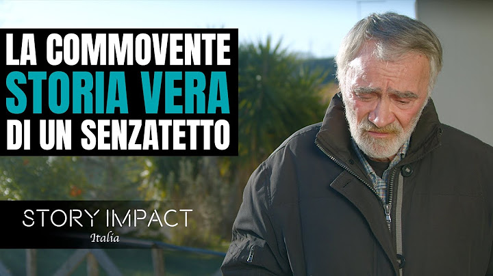 Questa é una commovente STORIA VERA, Valter è scomparso
