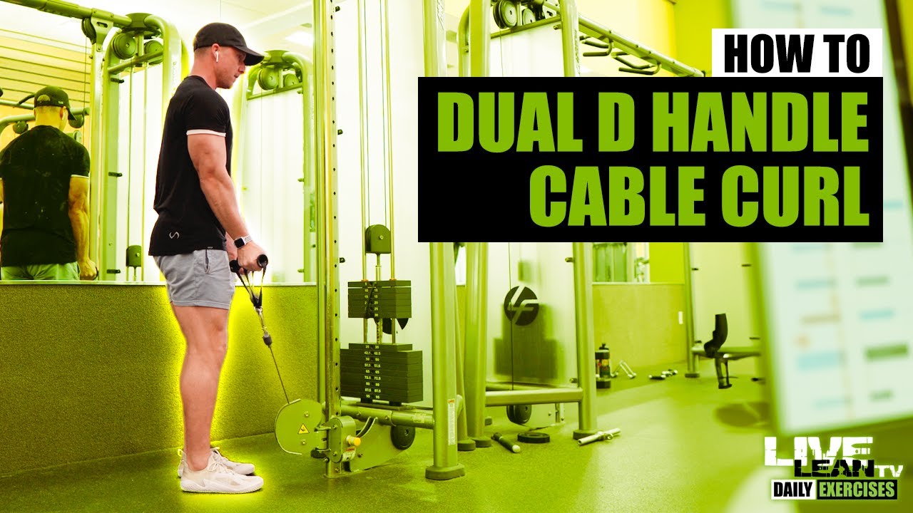 Curl Handle How To: Standing Dual D Handle Supinated Cable Biceps Curl - YouTube