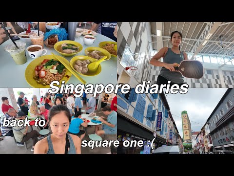 Life in Singapore after 8-6 work | getting back on track after being sick, self care days 💆🏻♀️🍜💭