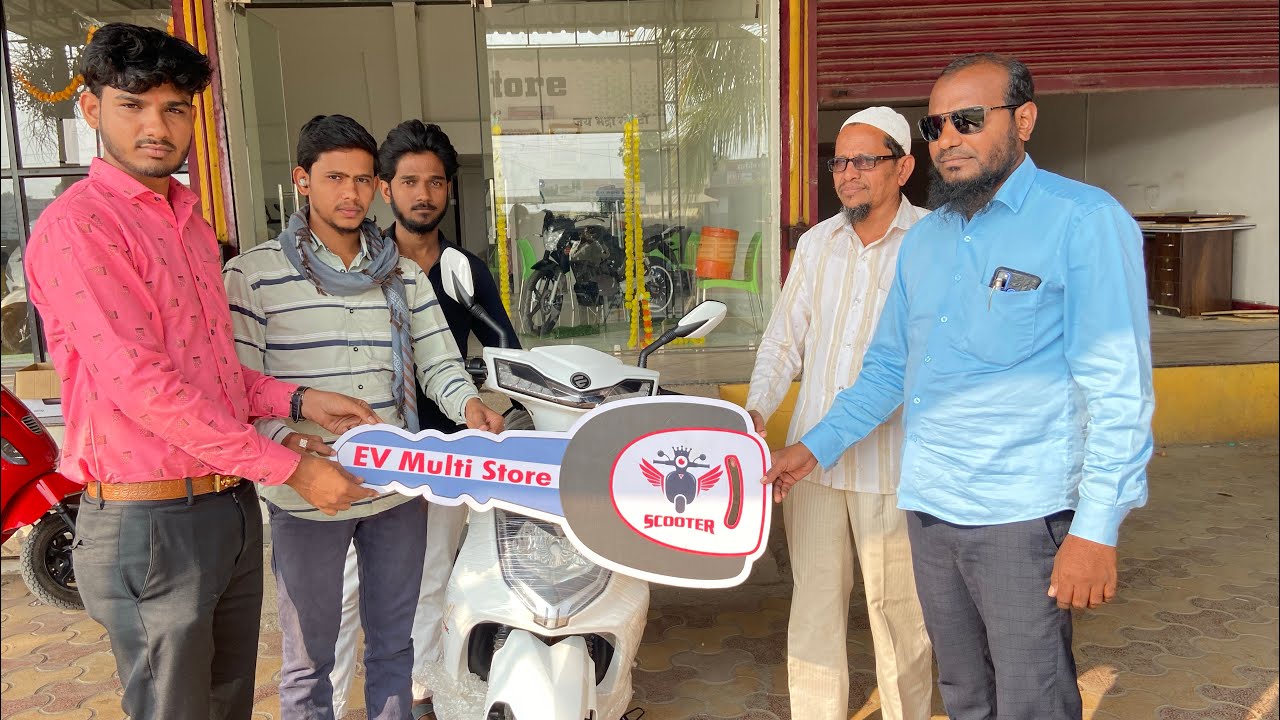 My new bike.New Electric Bike.Purchasing new electric scooty .Jalna