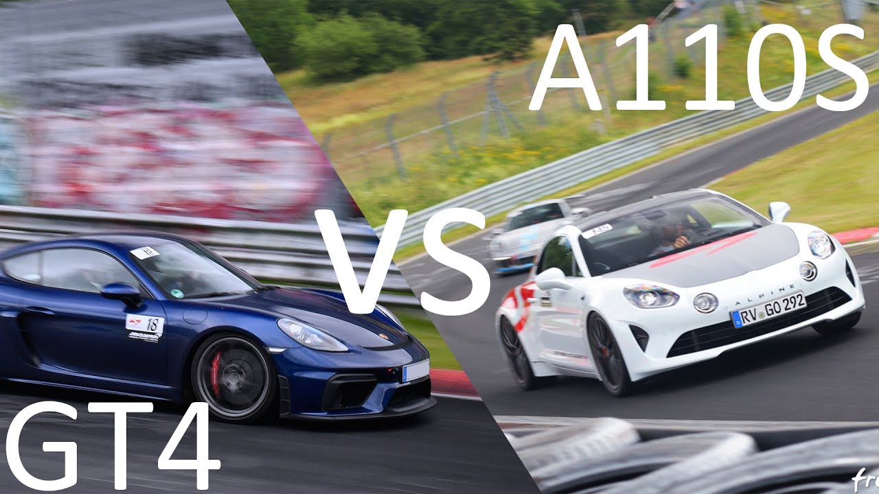 Nordschleife Cayman GT4 (718) vs Alpine A110 S