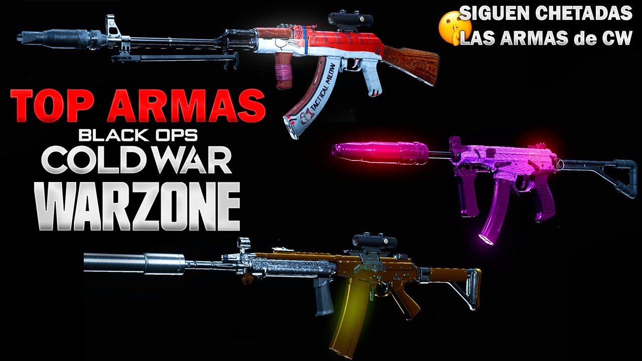 Las MEJORES ARMAS de COLD WAR en WARZONE en 2022 | MEJORES CLASES COLD ...