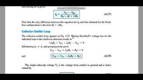 Emitter Bias Configuration   DC Biasing of BJT
