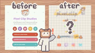Making my website feel more like me with pixel art!