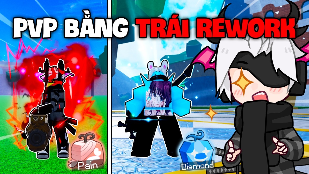 VinhTheGamer Dùng TRÁI ÁC QUỶ REWORK Để PvP Với Italianoz TRONG BLOX FRUITS...