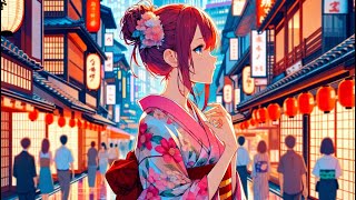 【Japanese Style BGM】Cherry Blossom - japanese kawaii music - high tempo mix
