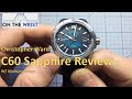 Christopher Ward C60 Sapphire Watch Review, Shown with Multiple Straps