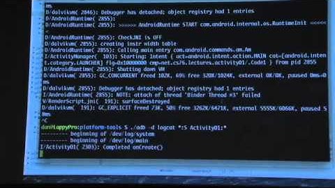 Lecture 3: Android, continued - CSCI E-76 2012 - Harvard Extension School