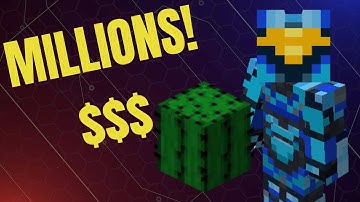 Hypixel Skyblock Cactus Farm Build Guide - How to make Millions while AFK