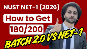 How to Get 180/200 in NUST NET Test I NUST NET 1 Preparation I NUST 2026 Admission Test Preparation