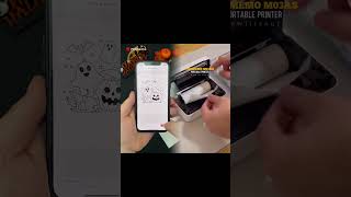 Do you want a portable printer as a Halloween gift? #phomemo #portableprinter