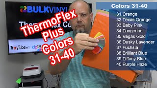 ThermoFlex Plus Colors 31 through 40
