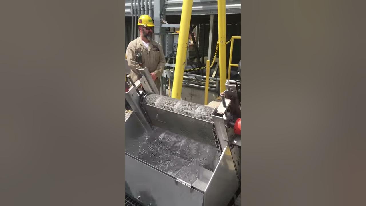 SelfCleaning Traveling Water Screen System to Remove Cottonwood Fuzz