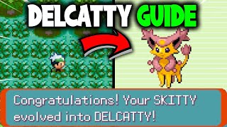 HOW TO EVOLVE SKITTY INTO DELCATTY ON POKEMON EMERALD