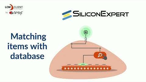 Matching items with database - LIFE CYCLE MANAGEMENT (LCM) CLIENT - AMSYS